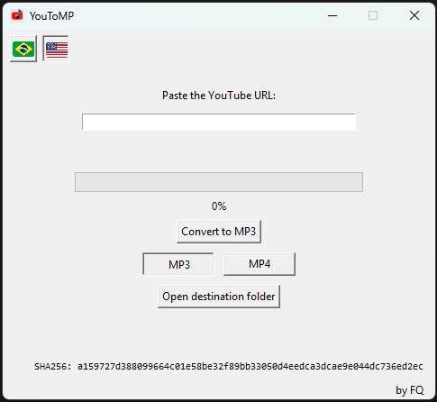 Tela do YouToMP convertendo vídeos do YouTube em MP3 e MP4
